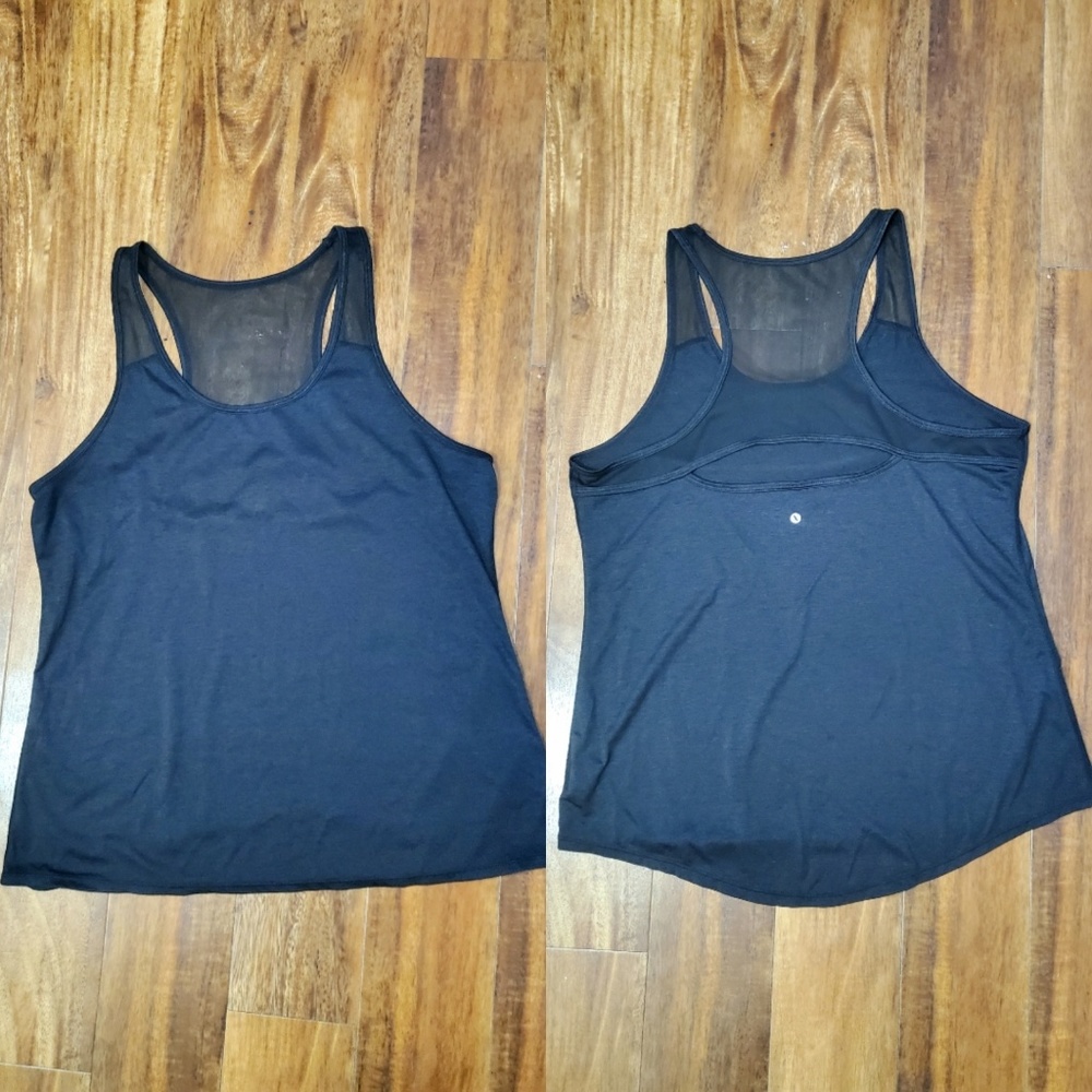 • Black Workout Tank Top •